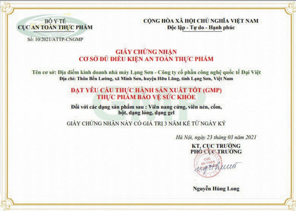 X. Các chứng nhận, công bố & giải thưởng